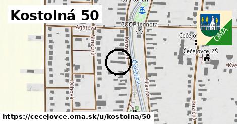 Kostolná 50, Čečejovce