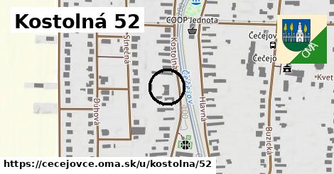 Kostolná 52, Čečejovce