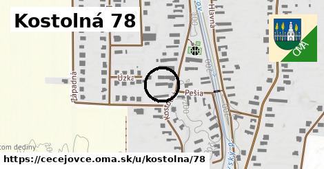 Kostolná 78, Čečejovce