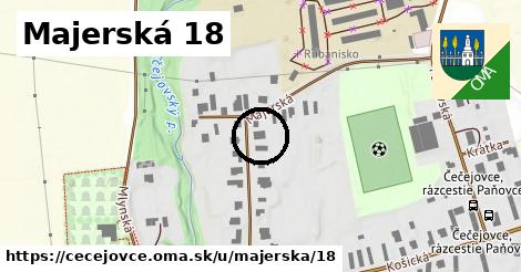 Majerská 18, Čečejovce