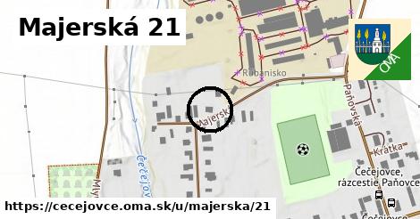 Majerská 21, Čečejovce