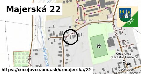 Majerská 22, Čečejovce