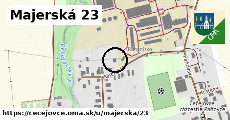 Majerská 23, Čečejovce