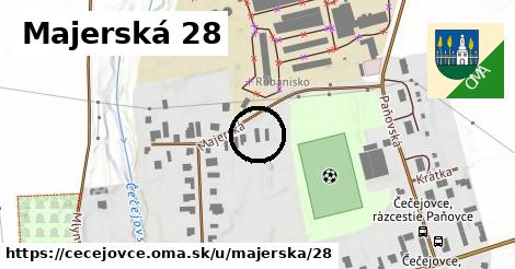 Majerská 28, Čečejovce