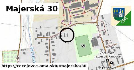 Majerská 30, Čečejovce