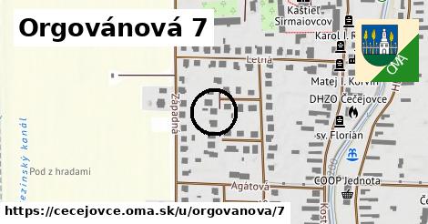 Orgovánová 7, Čečejovce