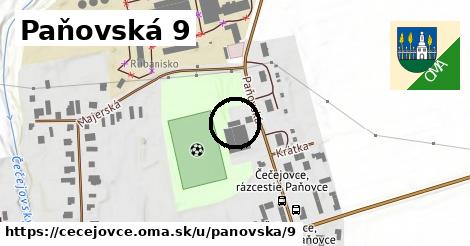 Paňovská 9, Čečejovce