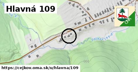 Hlavná 109, Cejkov