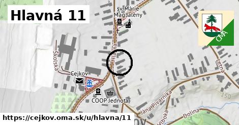 Hlavná 11, Cejkov