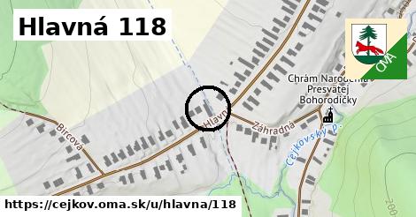 Hlavná 118, Cejkov