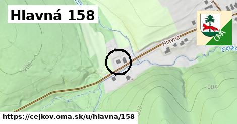 Hlavná 158, Cejkov