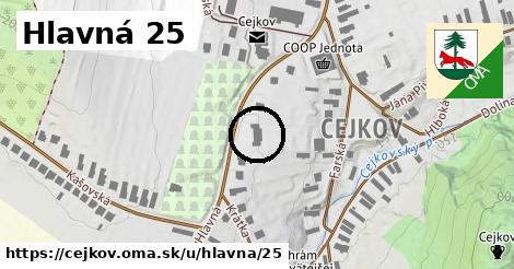 Hlavná 25, Cejkov