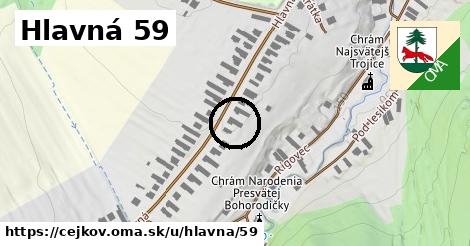 Hlavná 59, Cejkov