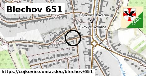Blechov 651, Čejkovice