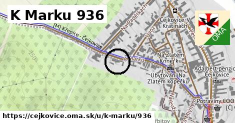 K Marku 936, Čejkovice