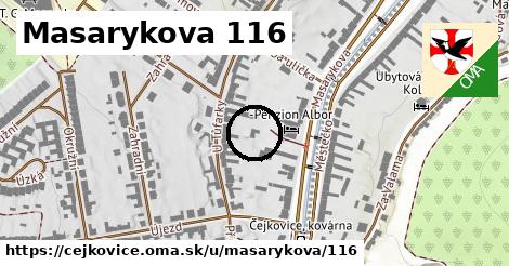 Masarykova 116, Čejkovice