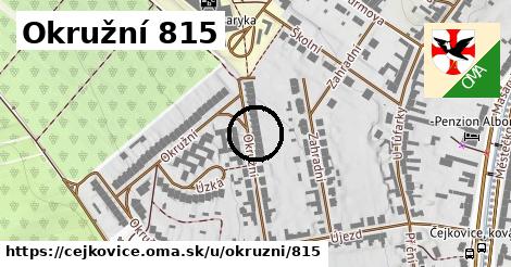 Okružní 815, Čejkovice