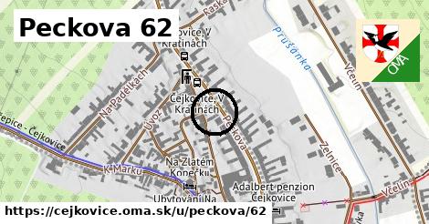 Peckova 62, Čejkovice