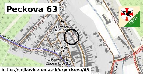 Peckova 63, Čejkovice