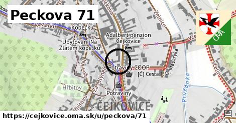 Peckova 71, Čejkovice