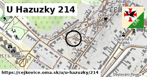 U Hazuzky 214, Čejkovice