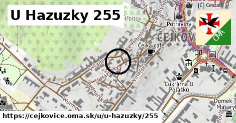 U Hazuzky 255, Čejkovice