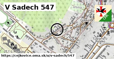 V Sadech 547, Čejkovice