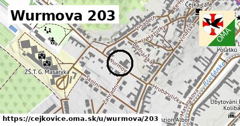 Wurmova 203, Čejkovice