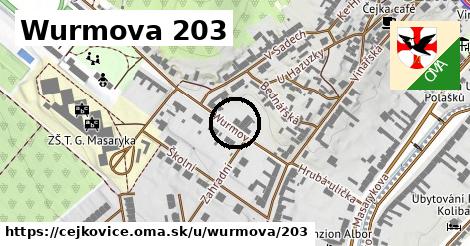 Wurmova 203, Čejkovice