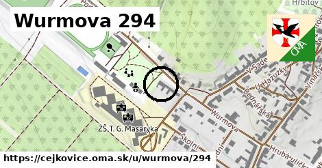 Wurmova 294, Čejkovice