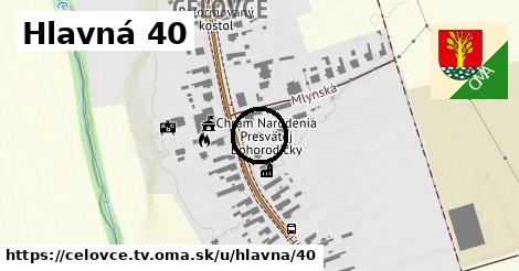 Hlavná 40, Čeľovce, okres TV