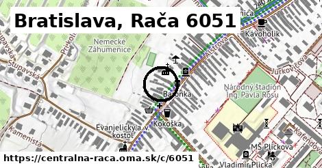Bratislava, Rača <span class="supisne">6051</span>