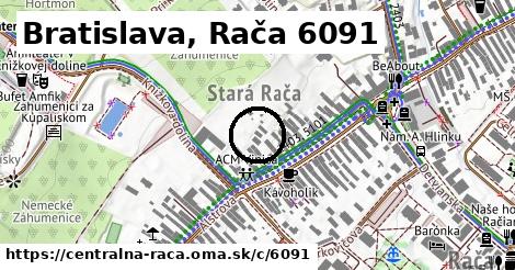 Bratislava, Rača <span class="supisne">6091</span>