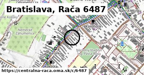 Bratislava, Rača <span class="supisne">6487</span>