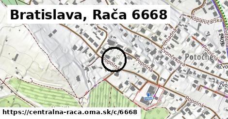 Bratislava, Rača <span class="supisne">6668</span>
