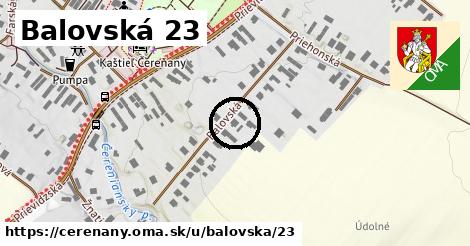 Balovská 23, Čereňany