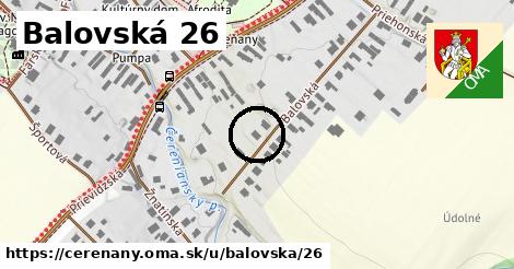 Balovská 26, Čereňany