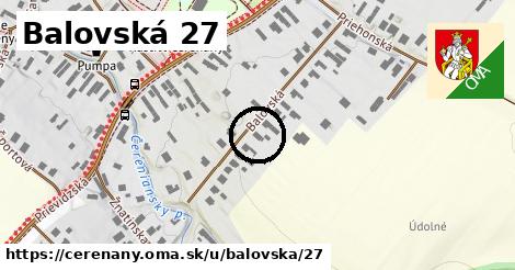 Balovská 27, Čereňany