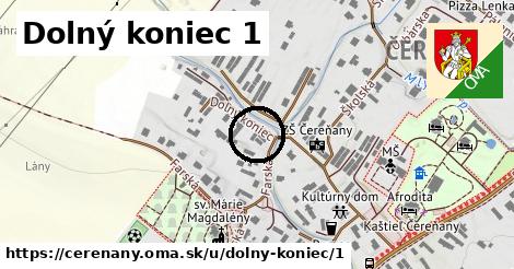 Dolný koniec 1, Čereňany