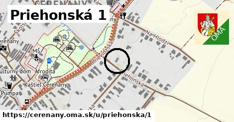 Priehonská 1, Čereňany