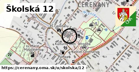 Školská 12, Čereňany