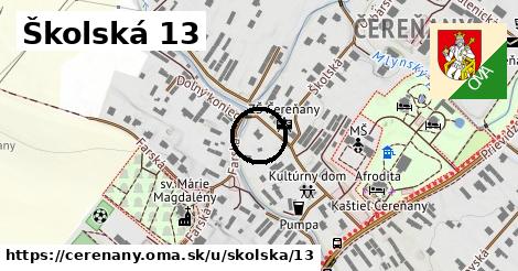 Školská 13, Čereňany