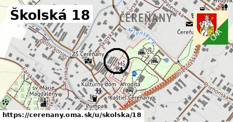 Školská 18, Čereňany