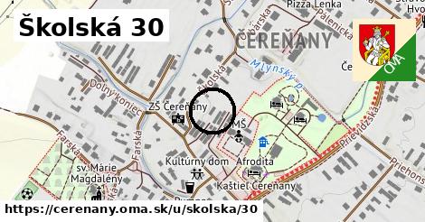 Školská 30, Čereňany