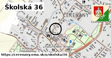 Školská 36, Čereňany