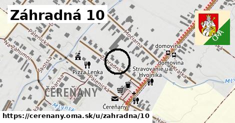 Záhradná 10, Čereňany