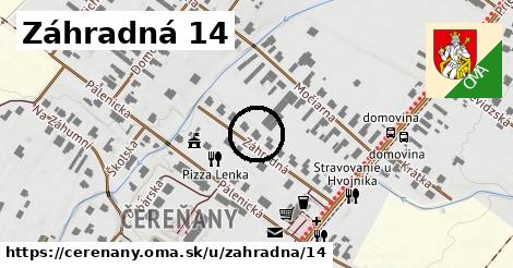 Záhradná 14, Čereňany