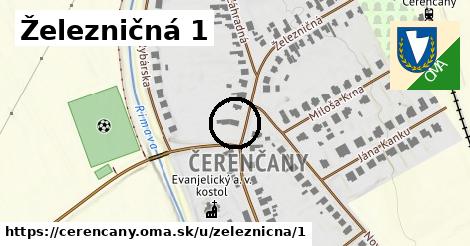 Železničná 1, Čerenčany
