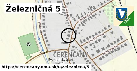 Železničná 5, Čerenčany