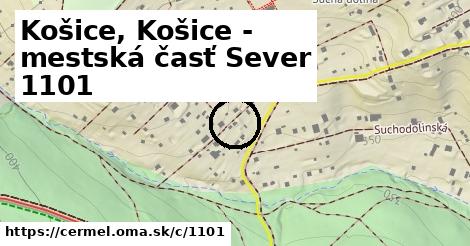Košice, Košice - mestská časť Sever <span class="supisne">1101</span>